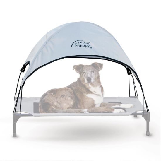 Picture of K&H Pet Products Pet Cot Canopy Large Gray 30" x 42" x 28"